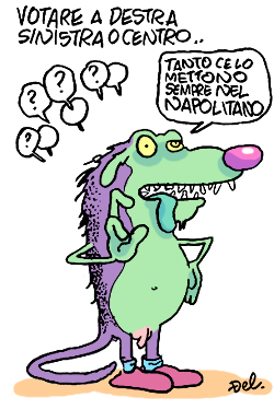 Vignetta di Ugo Delucchi, autore di FRIGIDAIRE e IL NUOVO MALE