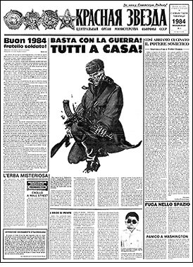 L'edizione italiana della falsa Stella Rossa. FRIGIDAIRE n.37, dicembre 1983.
